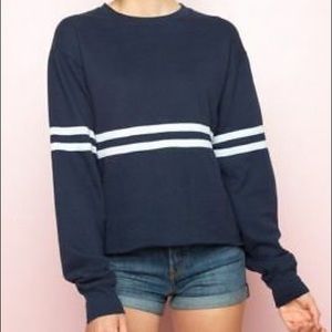 Brandy Melville Blue Striped Sweater